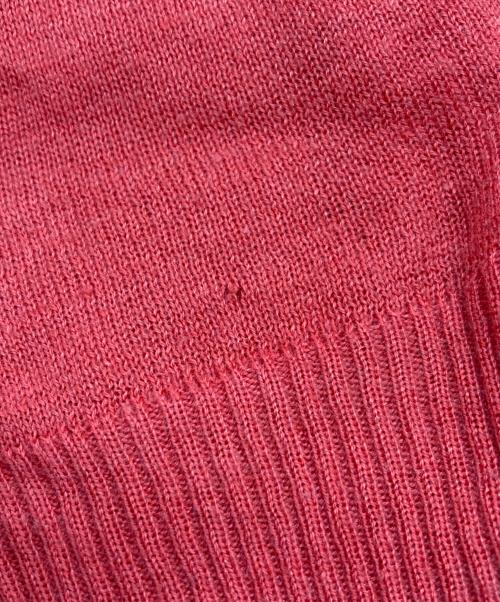 PAUL SMITH（ポールスミス）PAUL SMITH (ポールスミス) カシミヤブレンドマルチカラーボタンカーディガン レッド サイズ:ｌの古着・服飾アイテム