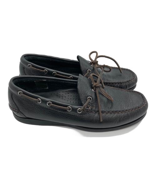 G.H.BASS（ジーエイチバス）G.H.BASS (ジーエイチバス) District (ディストリクト) 別注モカシンシューズ/ グレインレザー キャンプモックシューズ ブラック サイズ:EU41/UK7の古着・服飾アイテム