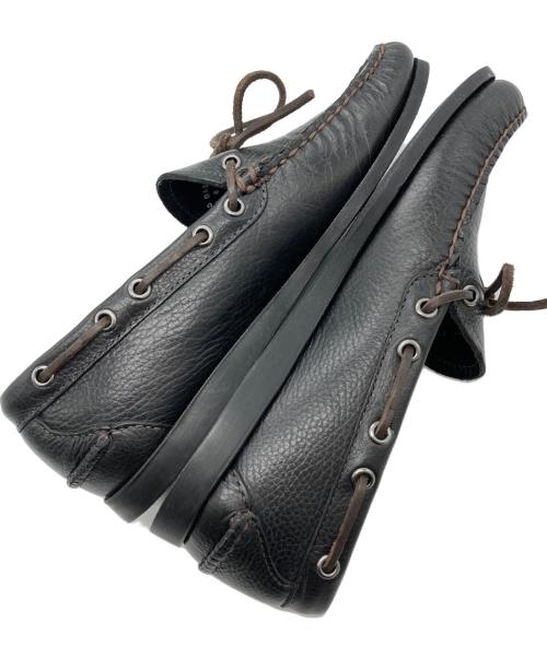 G.H.BASS（ジーエイチバス）G.H.BASS (ジーエイチバス) District (ディストリクト) 別注モカシンシューズ/ グレインレザー キャンプモックシューズ ブラック サイズ:EU41/UK7の古着・服飾アイテム