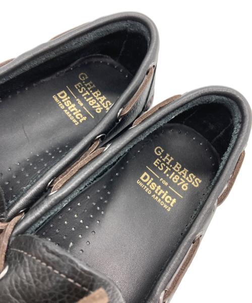 G.H.BASS（ジーエイチバス）G.H.BASS (ジーエイチバス) District (ディストリクト) 別注モカシンシューズ/ グレインレザー キャンプモックシューズ ブラック サイズ:EU41/UK7の古着・服飾アイテム