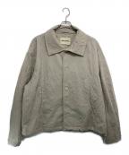 INSILENCEインサイレンス）の古着「Crease wool balloon jacket CREAM」｜ベージュ