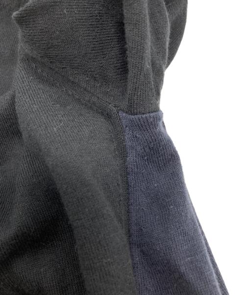 PS Paul Smith（ＰＳポールスミス）PS Paul Smith (ＰＳポールスミス) カーディガン ブラック×ネイビー サイズ:Mの古着・服飾アイテム