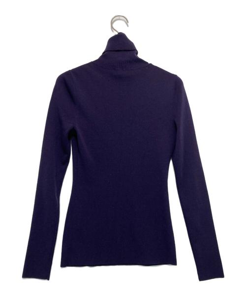 FOXEY（フォクシー）FOXEY (フォクシー) ハイネックニット パープル サイズ:38の古着・服飾アイテム