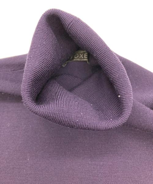 FOXEY（フォクシー）FOXEY (フォクシー) ハイネックニット パープル サイズ:38の古着・服飾アイテム