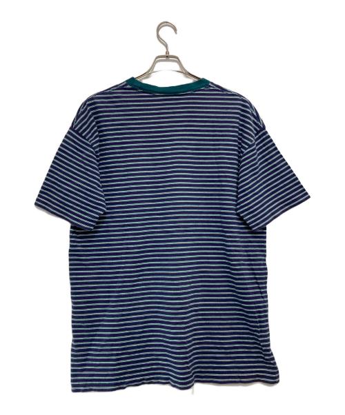 SEDAN ALL-PURPOSE（セダンオールパーパス）SEDAN ALL-PURPOSE (セダンオールパーパス) S/S Pocket Tee グリーン×パープル サイズ:XLの古着・服飾アイテム