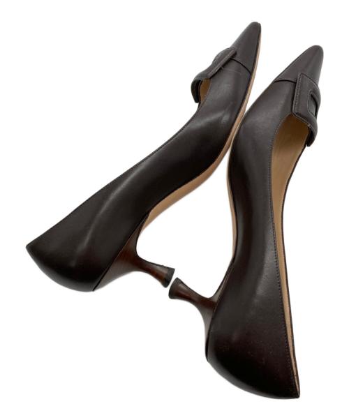 Manolo Blahnik（マノロブラニク）Manolo Blahnik (マノロブラニク) ヒールパンプス ブラウン サイズ:37 ½の古着・服飾アイテム
