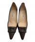Manolo Blahnik (マノロブラニク) ヒールパンプス ブラウン サイズ:37 ½：8000円