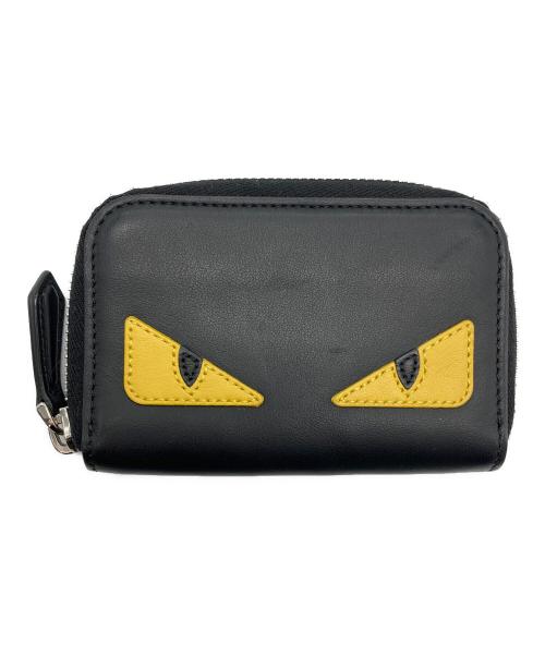 FENDI（フェンディ）FENDI (フェンディ) バグズモンスター ラウンドコインケース ブラックの古着・服飾アイテム