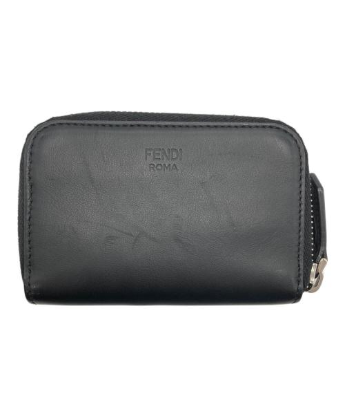 FENDI（フェンディ）FENDI (フェンディ) バグズモンスター ラウンドコインケース ブラックの古着・服飾アイテム