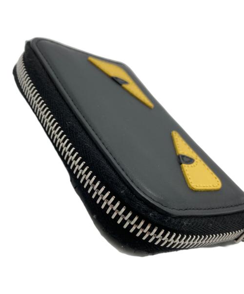 FENDI（フェンディ）FENDI (フェンディ) バグズモンスター ラウンドコインケース ブラックの古着・服飾アイテム