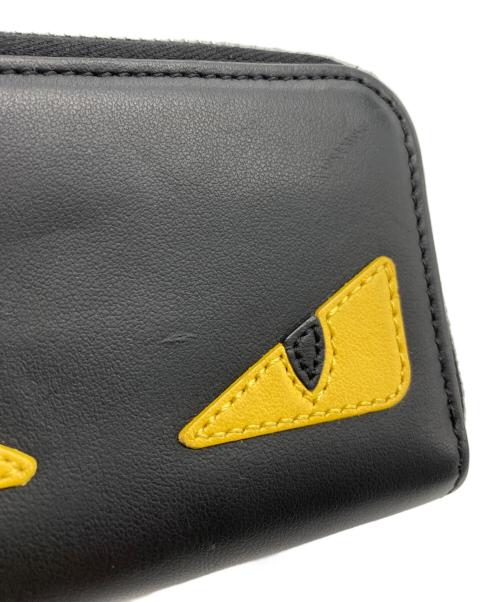 FENDI（フェンディ）FENDI (フェンディ) バグズモンスター ラウンドコインケース ブラックの古着・服飾アイテム