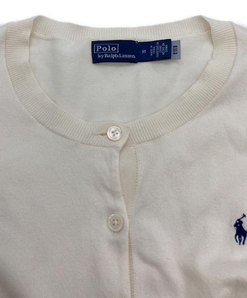 POLO RALPH LAUREN（ポロ・ラルフローレン）POLO RALPH LAUREN (ポロ・ラルフローレン) ニットカーディガン ベージュ サイズ:Mの古着・服飾アイテム