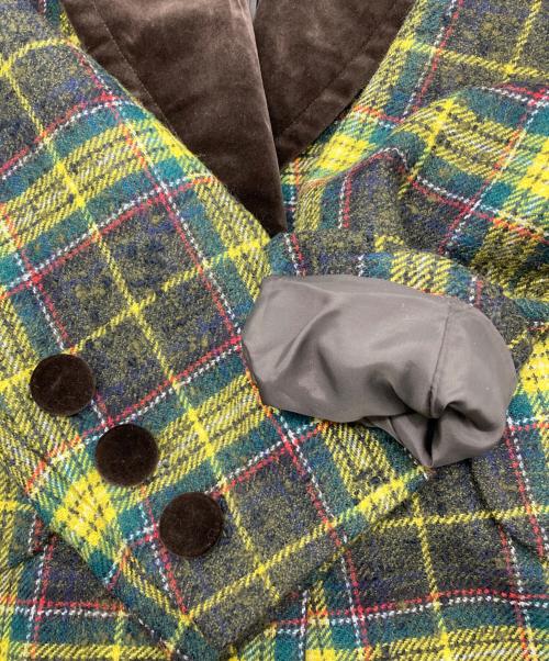 YVES SAINT LAURENT diffusion femmes（イヴサンローラン）YVES SAINT LAURENT diffusion femmes (イヴサンローラン) ［OLD］ウールジャケット イエロー サイズ:M（9A3）の古着・服飾アイテム