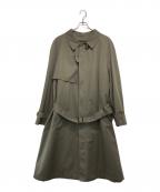 Christian Dior MONSIEURクリスチャンディオールムッシュ）の古着「［OLD］ライナー付き比翼コート」｜ブラウン