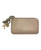 Chloeクロエ）の古着「シャイニーレザーALPHABETウォレット」｜ピンク