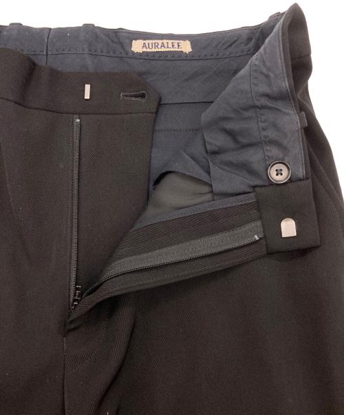 AURALEE（オーラリー）AURALEE (オーラリー) WOOL MAX GABARDINE SLACKS ブラック サイズ:4の古着・服飾アイテム