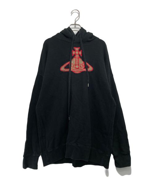 Vivienne Westwood RED LABEL（ヴィヴィアンウエストウッドレッドレーベル）Vivienne Westwood RED LABEL (ヴィヴィアンウエストウッドレッドレーベル) ワッペンプルオーバーパーカー ブラック サイズ:00の古着・服飾アイテム