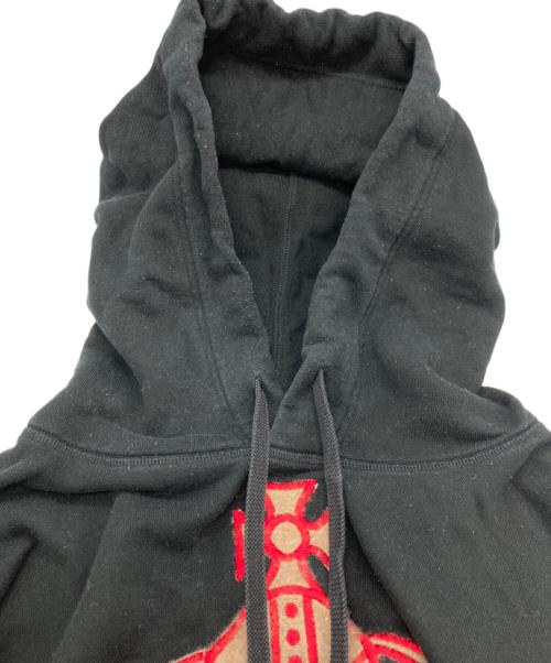 Vivienne Westwood RED LABEL（ヴィヴィアンウエストウッドレッドレーベル）Vivienne Westwood RED LABEL (ヴィヴィアンウエストウッドレッドレーベル) ワッペンプルオーバーパーカー ブラック サイズ:00の古着・服飾アイテム