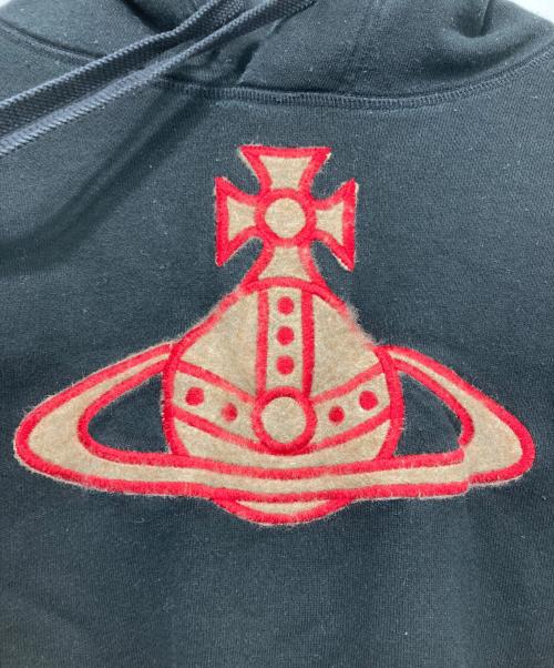 Vivienne Westwood RED LABEL（ヴィヴィアンウエストウッドレッドレーベル）Vivienne Westwood RED LABEL (ヴィヴィアンウエストウッドレッドレーベル) ワッペンプルオーバーパーカー ブラック サイズ:00の古着・服飾アイテム
