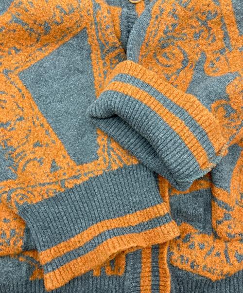 Vivienne Westwood RED LABEL（ヴィヴィアンウエストウッドレッドレーベル）Vivienne Westwood RED LABEL (ヴィヴィアンウエストウッドレッドレーベル) 総柄ニットカーディガン オレンジ サイズ:00の古着・服飾アイテム