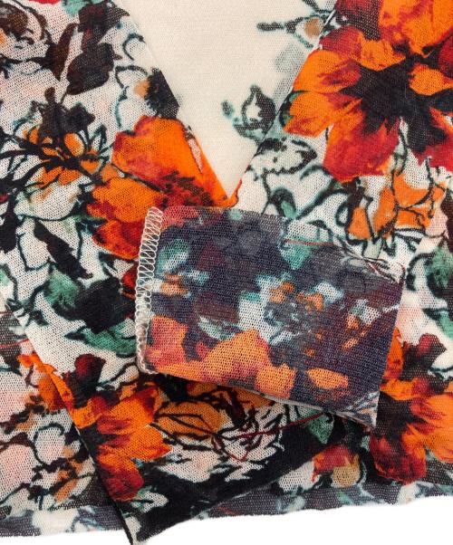 Jean Paul GAULTIER（ジャンポールゴルチェ）Jean Paul GAULTIER (ジャンポールゴルチェ) 総柄パワーネット オレンジ×ベージュ サイズ:Sの古着・服飾アイテム