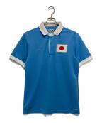 adidasアディダス）の古着「ゲームシャツ」｜スカイブルー