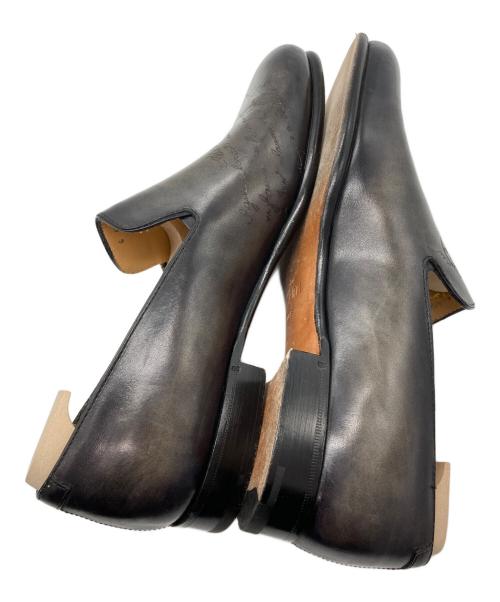 Berluti（ベルルッティ）Berluti (ベルルッティ) CURSIVE GALET/カーシヴ ガレ レザー ローファー ネイビー サイズ:6の古着・服飾アイテム