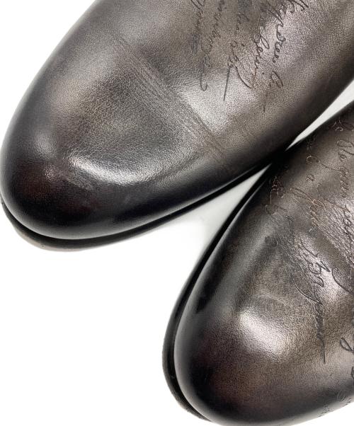 Berluti（ベルルッティ）Berluti (ベルルッティ) CURSIVE GALET/カーシヴ ガレ レザー ローファー ネイビー サイズ:6の古着・服飾アイテム