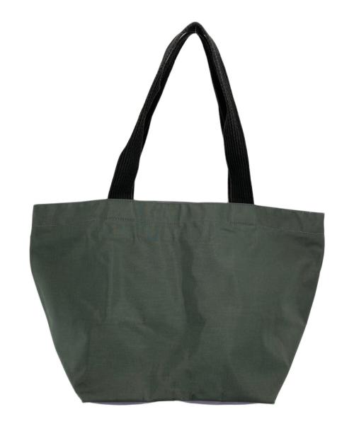 Herve Chapelier（エルベシャプリエ）Herve Chapelier (エルベシャプリエ) コーデュラ舟型トートL パープル×グリーンの古着・服飾アイテム