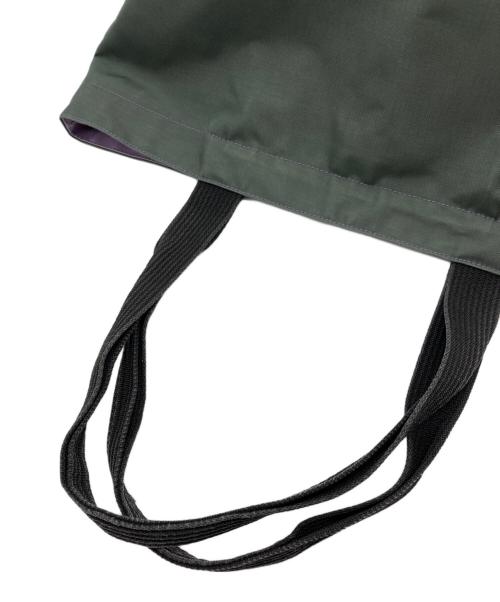 Herve Chapelier（エルベシャプリエ）Herve Chapelier (エルベシャプリエ) コーデュラ舟型トートL パープル×グリーンの古着・服飾アイテム