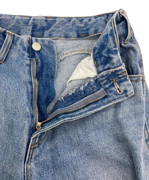 AND MARY（アンドマリー）AND MARY (アンドマリー) Heart hip wide denim スカイブルー サイズ:Sの古着・服飾アイテム