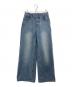 AND MARY（アンドマリー）の古着「Heart hip wide denim」｜スカイブルー