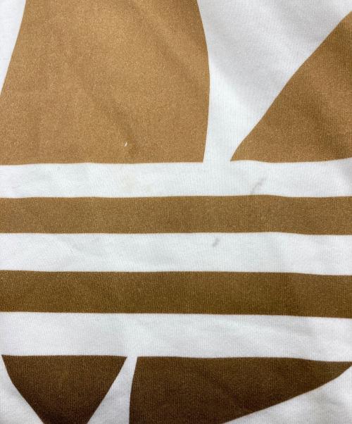 GUCCI（グッチ）GUCCI (グッチ) adidas (アディダス) シェリーライン スリーストライプ トレフォイル ロゴ スウェット パーカー アイボリー サイズ:Ｍの古着・服飾アイテム