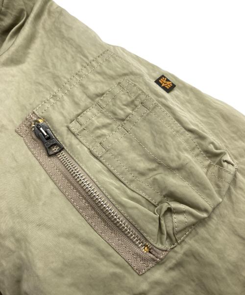 ALPHA（アルファ）ALPHA (アルファ) リバーシブルMA-1 オリーブ サイズ:Lの古着・服飾アイテム
