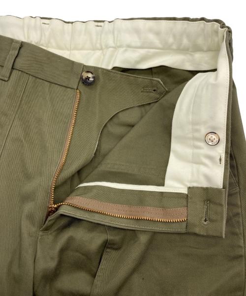 nano・universe（ナノ・ユニバース）nano・universe (ナノ・ユニバース) BARNSTORMER (バーンストーマー) ドレスチノファティーグパンツ オリーブ サイズ:XLの古着・服飾アイテム