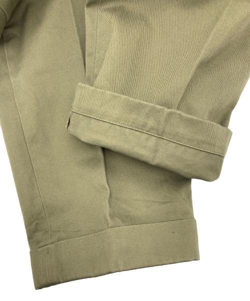 nano・universe（ナノ・ユニバース）nano・universe (ナノ・ユニバース) BARNSTORMER (バーンストーマー) ドレスチノファティーグパンツ オリーブ サイズ:XLの古着・服飾アイテム