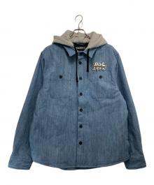 GX1000（ジーエックス）の古着「レイヤードジャケット」｜インディゴ