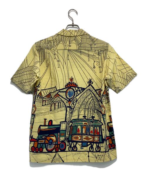 Star OF HOLLYWOOD（スターオブハリウッド）STAR OF HOLLYWOOD (スターオブハリウッド) オープンカラーシャツ イエロー サイズ:Sの古着・服飾アイテム