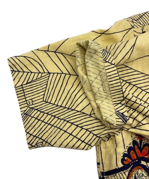 Star OF HOLLYWOOD（スターオブハリウッド）STAR OF HOLLYWOOD (スターオブハリウッド) オープンカラーシャツ イエロー サイズ:Sの古着・服飾アイテム