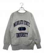 Champion REVERSE WEAVEチャンピオン リバース ウィーブ）の古着「［OLD］90'sカレッジロゴスウェット」｜グレー