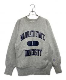 Champion REVERSE WEAVE（チャンピオン リバース ウィーブ）の古着「［OLD］90'sカレッジロゴスウェット」｜グレー