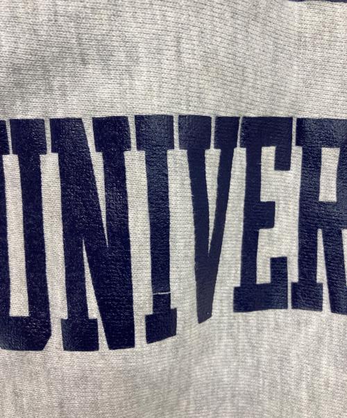 Champion REVERSE WEAVE（チャンピオン リバース ウィーブ）Champion REVERSE WEAVE (チャンピオン リバース ウィーブ) ［OLD］90'sカレッジロゴスウェット グレー サイズ:Mの古着・服飾アイテム