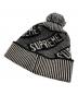 Supreme (シュプリーム) BANNER BEANIE ブラック×アイボリー：6000円
