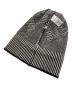 中古・古着 Supreme (シュプリーム) BANNER BEANIE ブラック×アイボリー：6000円