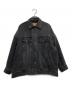 Spick and Span（スピックアンドスパン）の古着「5 1/2 OVER DENIM 3RD デニム ジャケット」｜ブラック