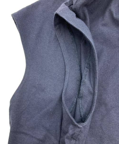 MIU MIU（ミュウミュウ）MIU MIU (ミュウミュウ) ノースリーブカットソー ネイビー サイズ:Sの古着・服飾アイテム