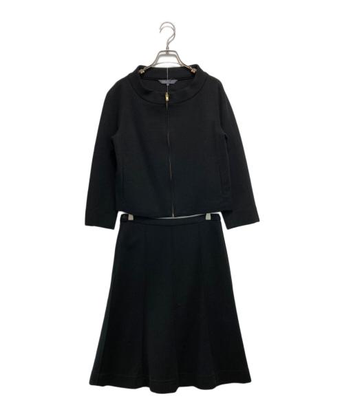 49AV junko shimada（フォーティーナインアベニュージュンコシマダ）49AV junko shimada (フォーティーナインアベニュージュンコシマダ) セットアップジャケット ブラック サイズ:38の古着・服飾アイテム