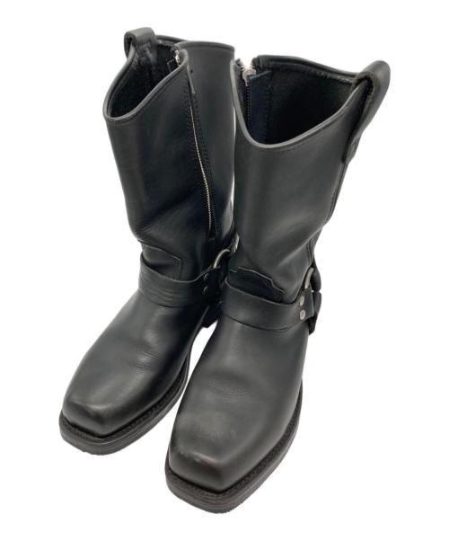 RED WING（レッドウィング）RED WING (レッドウィング) ハーネスリングブーツ ブラック サイズ:USA9/UK8の古着・服飾アイテム