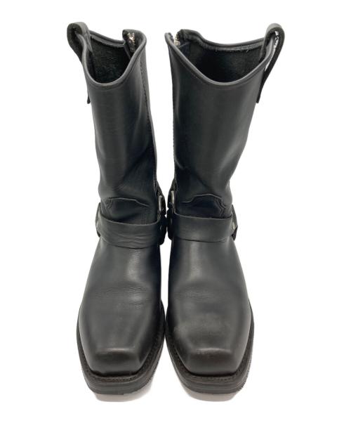 RED WING（レッドウィング）RED WING (レッドウィング) ハーネスリングブーツ ブラック サイズ:USA9/UK8の古着・服飾アイテム