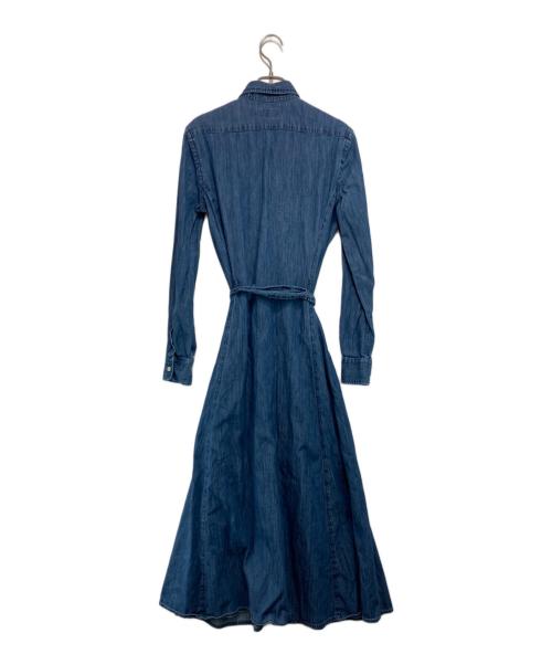 POLO RALPH LAUREN（ポロ・ラルフローレン）POLO RALPH LAUREN (ポロ・ラルフローレン) デニムシャツワンピース インディゴ サイズ:2（155/84A）の古着・服飾アイテム